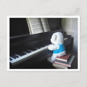 Piano Postcard