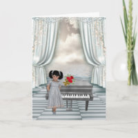 Piano Recital Congratuations for young girl