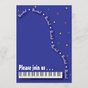 Piano Recital Invitation