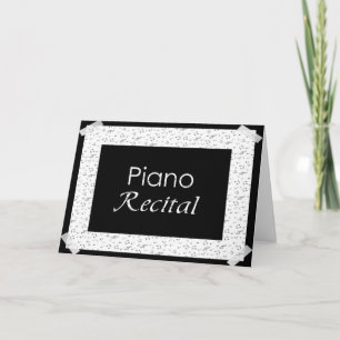 Piano Recital Invitation