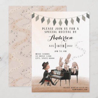 Piano Recital Invitation