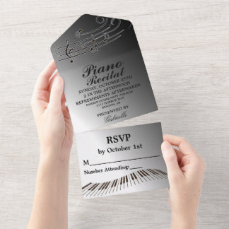 Piano Recital Invitations