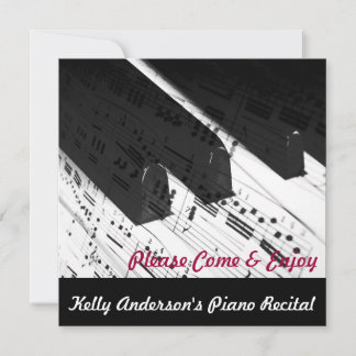 Piano-Related Event Invites