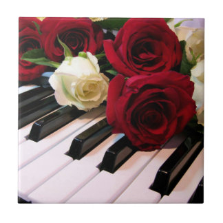 Piano & Roses Ceramic Tiles