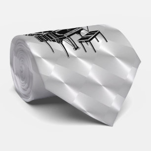 PIANO SILVER TIE