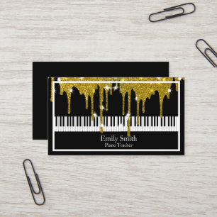 Piano Teacher Business Card