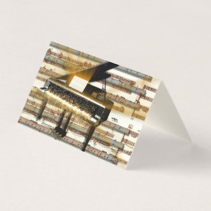 Piano Teacher Business Card