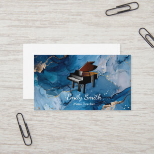 Piano Teacher Business Card