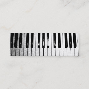 Piano Teacher Mini Business Card