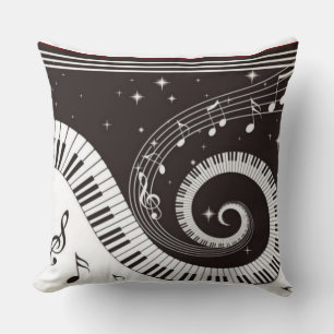 Piano Throw Pillow