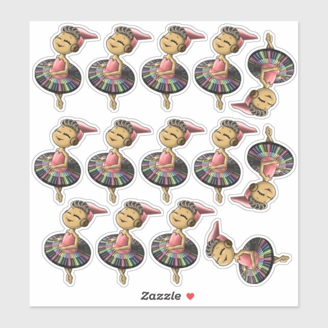Pianos Sticker (Sheet)