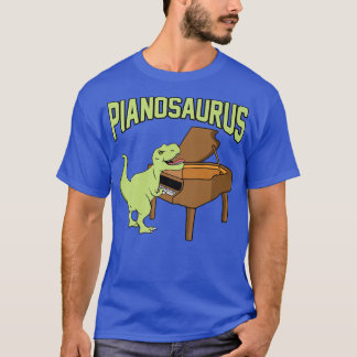 Pianosaurus Dinosaur Piano Music Player Musician G T-Shirt