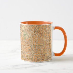 Pianta di Milano - Map of Milan, Italy Mug