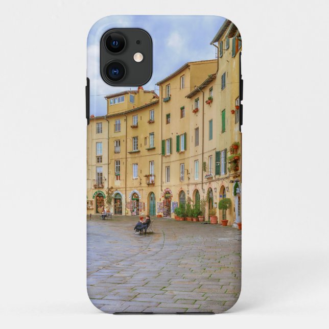 Piazza Anfiteatro, Lucca City, Italy Case-Mate iPhone Case (Back)