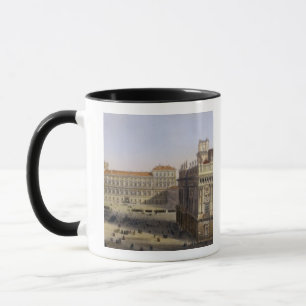 Piazza Castello, Turin, engraved by F. Citterio (c Mug