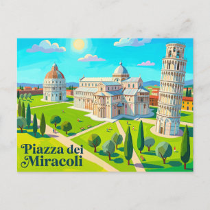 Piazza dei Miracoli Italy Postcard
