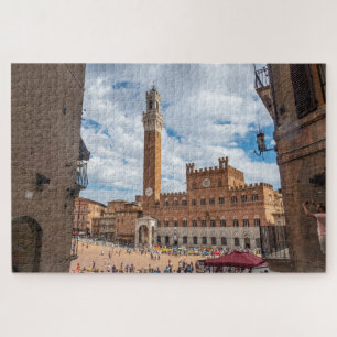 Piazza del Campo in Siena, Tuscany, Italy Jigsaw Puzzle
