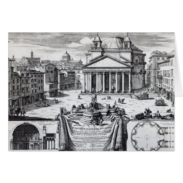 Piazza della Rotonda avec vue sur le Panthéon (Devant horizontal)
