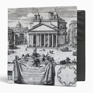 Piazza della Rotonda with a view of Pantheon Binder