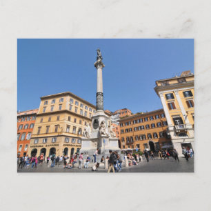 Piazza Navona in Rome, Italy Postcard