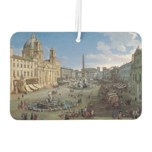 Piazza Navona, Rome art air freshner Car Air Freshener