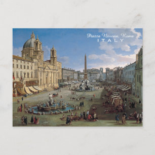 Piazza Navona, Rome carte postale personnalisée