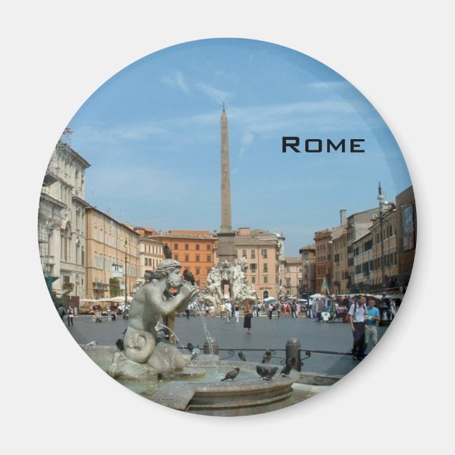 Piazza Navona - Rome Magnet (Front)