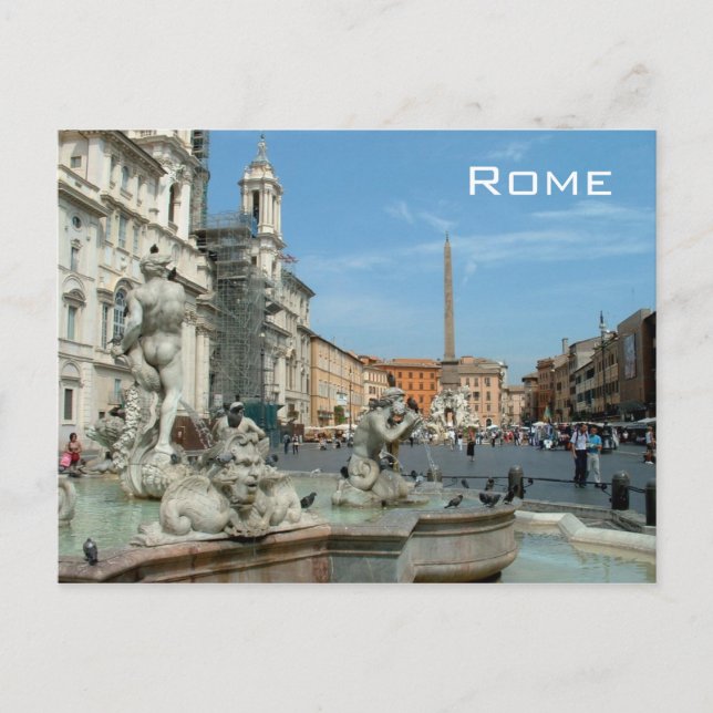 Piazza Navona - Rome Postcard (Front)