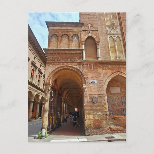 Piazza Rossini Bologna Italy Postcard (Front)