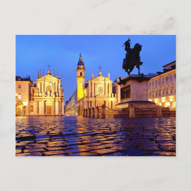 Piazza San Carlo Postcard (Front)