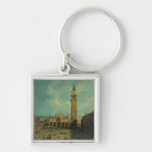 Piazza San Marco by Canaletto Keychain