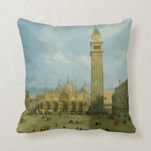 Piazza San Marco Throw Pillow