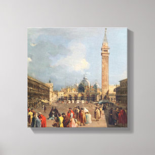 Piazza San Marco, Venice, c.1760 Canvas Print