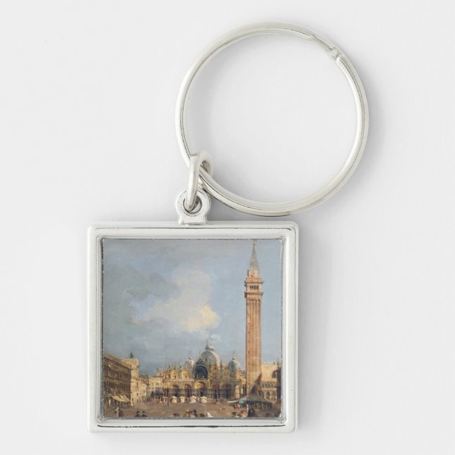 Piazza San Marco, Venice, c.1760 Keychain (Front)