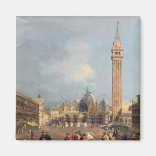 Piazza San Marco, Venice, c.1760 Magnet