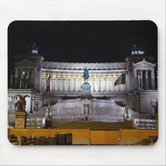 Piazza Venezia at night Mouse Pad