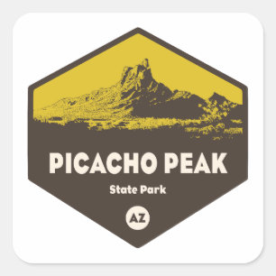 Picacho Peak State Park Arizona Square Sticker