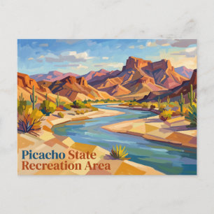 Picacho State Recreation Area California Postcard