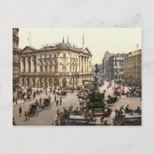 Picadilly Circus, London c.1895 Postcard
