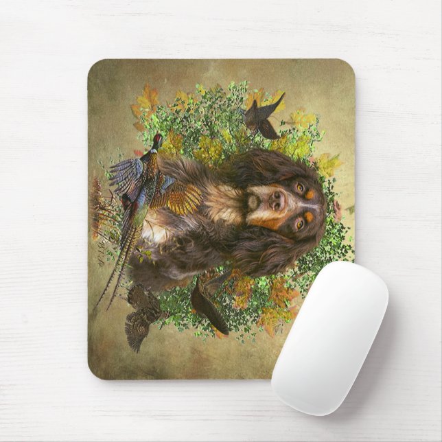 Picardy Spaniel , Hunting season     Mouse Pad (With Mouse)