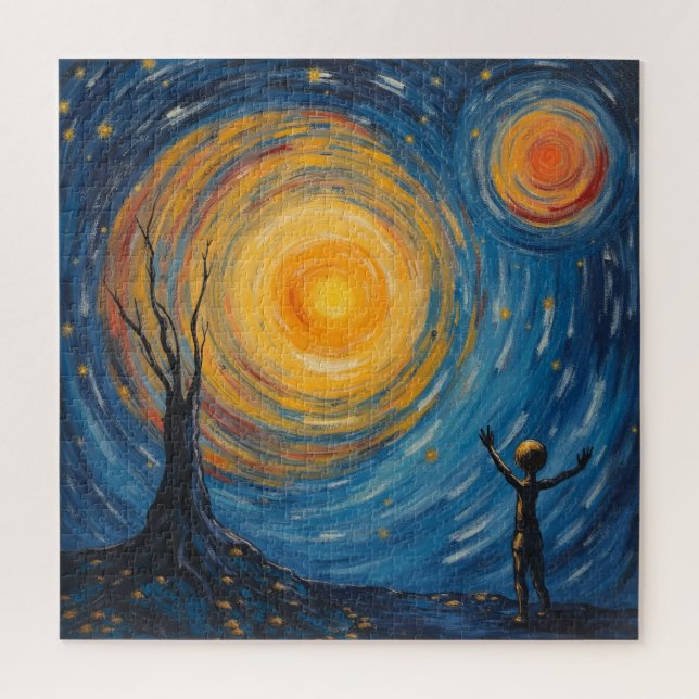 Picasso: A space jigsaw puzzle (Vertical)