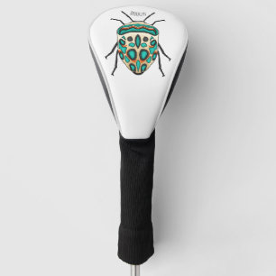 Picasso bug cartoon illustration  golf head cover