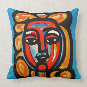 PICASSO BY NORA BUBBLE HEAD THROW PILLOW