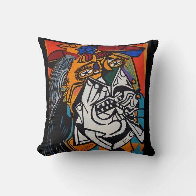 PICASSO BY NORA THE WEEPER THROW PILLOW (Front)
