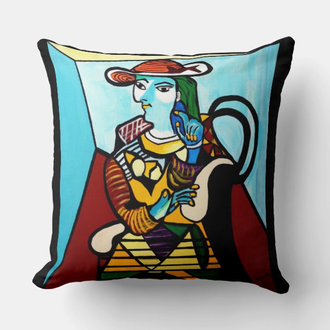 PICASSO BY NORA WAITING THROW PILLOW (Front)