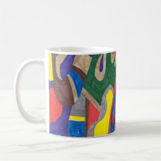 "Picasso Cat" Abstract Art Mug