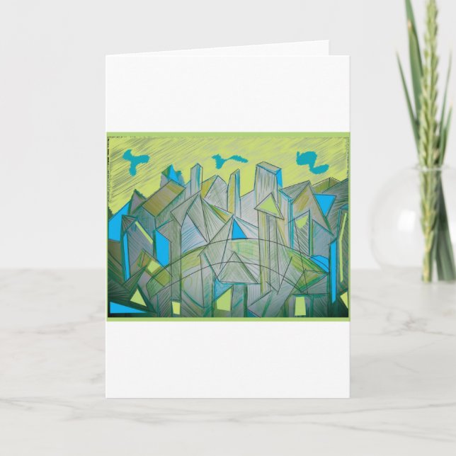 Picasso-inspired Greeting Card (Front)