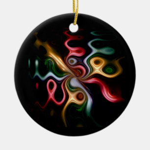 Picasso Rose Ceramic Ornament