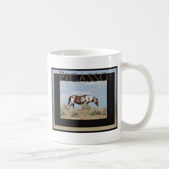 Picasso, Stallion of Sand Wash Basin, Colorado Coffee Mug