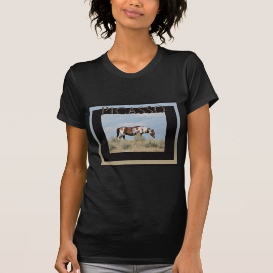 Picasso, Stallion of Sand Wash Basin, Colorado T-Shirt